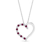 Load image into Gallery viewer, necklace-with-open-heart-diamond-pendant-with-pink-sapphire-in-FDPD10782-GSADRPI-NL-WG.jpg