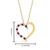 Load image into Gallery viewer, necklace-with-open-heart-diamond-pendant-with-pink-sapphire-in-FDPD10782-GSADRPI-NL-YG.jpg