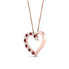 Load image into Gallery viewer, necklace-with-open-heart-diamond-pendant-with-ruby-in-FDPD10782-GRUDR-NL-RG.jpg