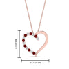 Load image into Gallery viewer, necklace-with-open-heart-diamond-pendant-with-ruby-in-FDPD10782-GRUDR-NL-RG.jpg