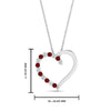 Load image into Gallery viewer, necklace-with-open-heart-diamond-pendant-with-ruby-in-FDPD10782-GRUDR-NL-WG.jpg