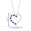 Load image into Gallery viewer, necklace-with-open-heart-diamond-pendant-with-sapphire-in-FDPD10782-GSABL-NL-WG.jpg