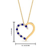 Load image into Gallery viewer, necklace-with-open-heart-diamond-pendant-with-sapphire-in-FDPD10782-GSABL-NL-YG.jpg