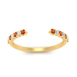 Load image into Gallery viewer, negative-space-stacking-ring-for-solitaire-ring-with-orange-sapphire-in-yellow-gold-FD9992B1GSAOR-NL-YG.jpg

