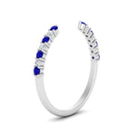 Load image into Gallery viewer, negative-space-stacking-ring-for-solitaire-ring-with-sapphire-in-white-gold-FD9992B1GSABL-NL-WG.jpg
