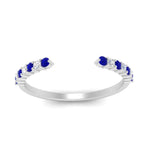 Load image into Gallery viewer, negative-space-stacking-ring-for-solitaire-ring-with-sapphire-in-white-gold-FD9992B1GSABL-NL-WG.jpg
