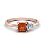 Load image into Gallery viewer, non-traditional-orange-sapphire-ring-in-rose-gold-FD9007PRGSAOR-NL-RG.jpg
