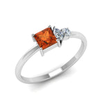 Load image into Gallery viewer, non-traditional-orange-sapphire-ring-in-white-gold-FD9007PRGSAOR-NL-WG.jpg
