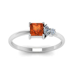 Load image into Gallery viewer, non-traditional-orange-sapphire-ring-in-white-gold-FD9007PRGSAOR-NL-WG.jpg
