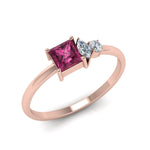 Load image into Gallery viewer, non-traditional-pink-sapphire-ring-in-rose-gold-FD9007PRGSADRPI-NL-RG.jpg
