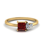 Load image into Gallery viewer, non-traditional-ruby-ring-in-yellow-gold-FD9007PRGRUDR-NL-YG.jpg
