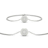 Load image into Gallery viewer, Alphabet disc diamond bracelet