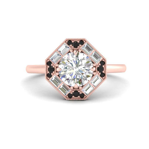 octagon-baguette-black-diamond-halo-engagement-ring-in-FD10324RORGBLACKANGLE3-NL-RG