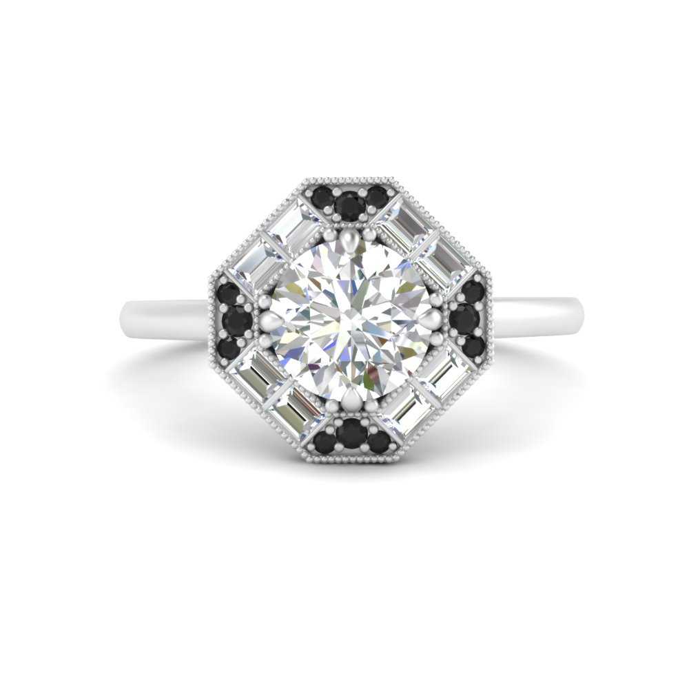 octagon-baguette-black-diamond-halo-engagement-ring-in-FD10324RORGBLACKANGLE3-NL-WG