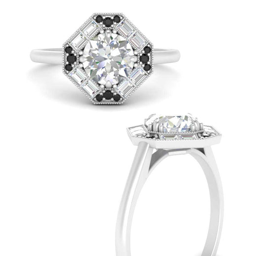 octagon-baguette-black-diamond-halo-engagement-ring-in-FD10324RORGBLACKANGLE3-NL-WG
