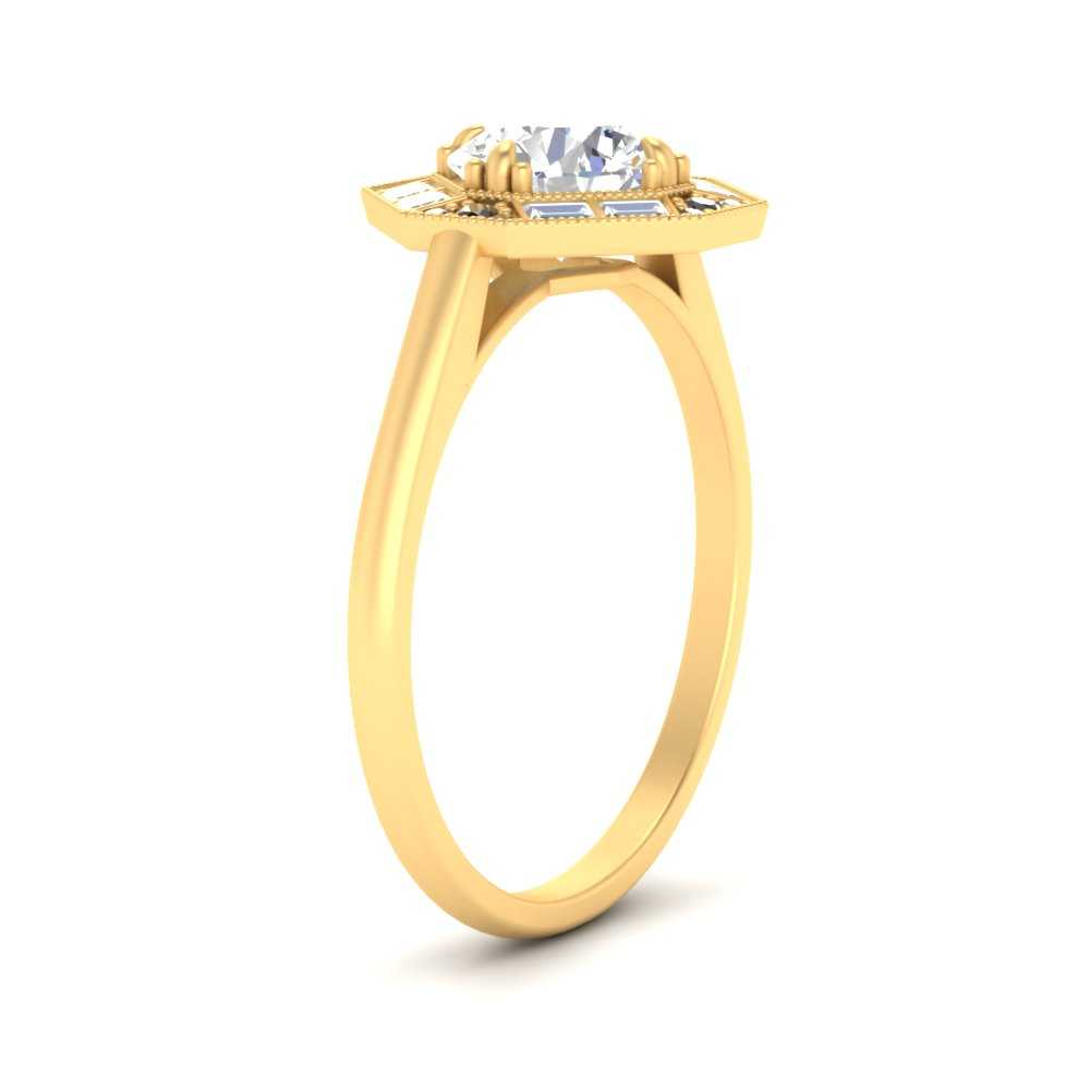 octagon-baguette-black-diamond-halo-engagement-ring-in-FD10324RORGBLACKANGLE3-NL-YG
