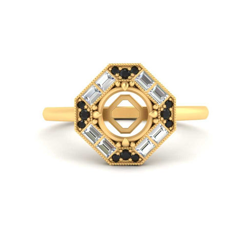octagon-baguette-black-diamond-semi-mount-halo-engagement-ring-in-FD10324SMRGBLACKANGLE3-NL-YG