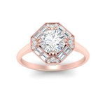Load image into Gallery viewer, octagon-baguette-diamond-halo-engagement-ring-in-FD10324RORANGLE3-NL-RG
