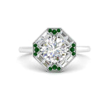 Load image into Gallery viewer, octagon-baguette-emerald-halo-engagement-ring-in-FD10324RORGEMGRANGLE3-NL-WG
