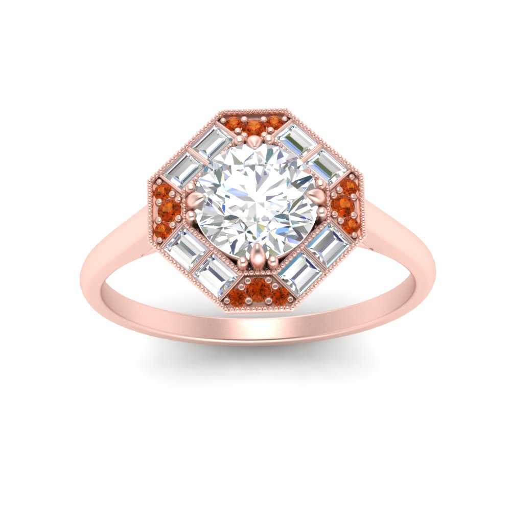 octagon-baguette-orange-sapphire-halo-engagement-ring-in-FD10324RORGSAORANGLE3-NL-RG