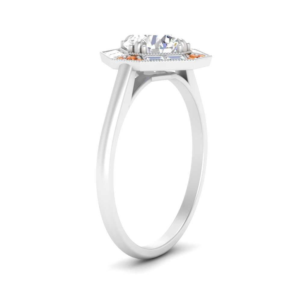 octagon-baguette-orange-sapphire-halo-engagement-ring-in-FD10324RORGSAORANGLE3-NL-WG