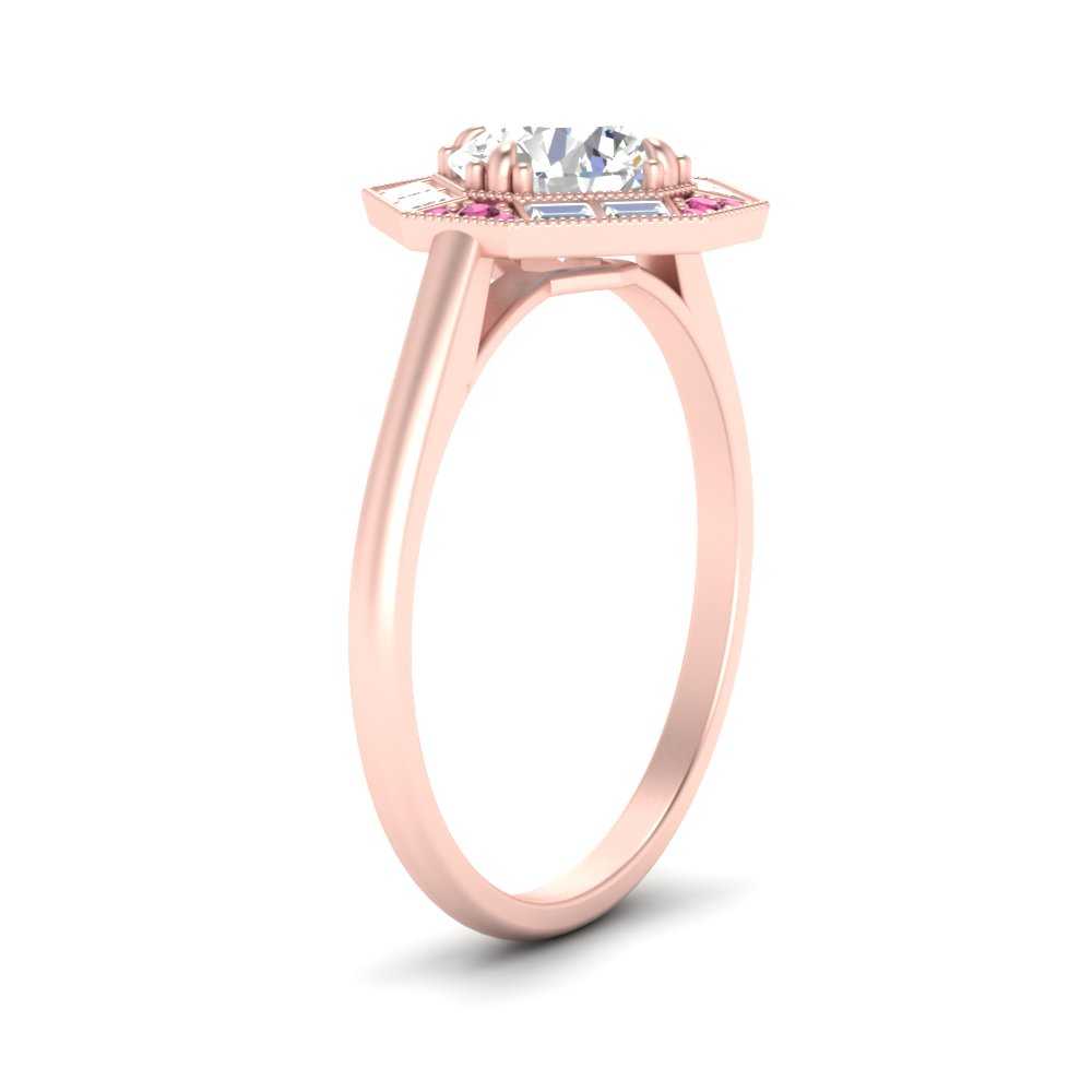 octagon-baguette-pink-sapphire-halo-engagement-ring-in-FD10324RORGSADRPIANGLE3-NL-RG