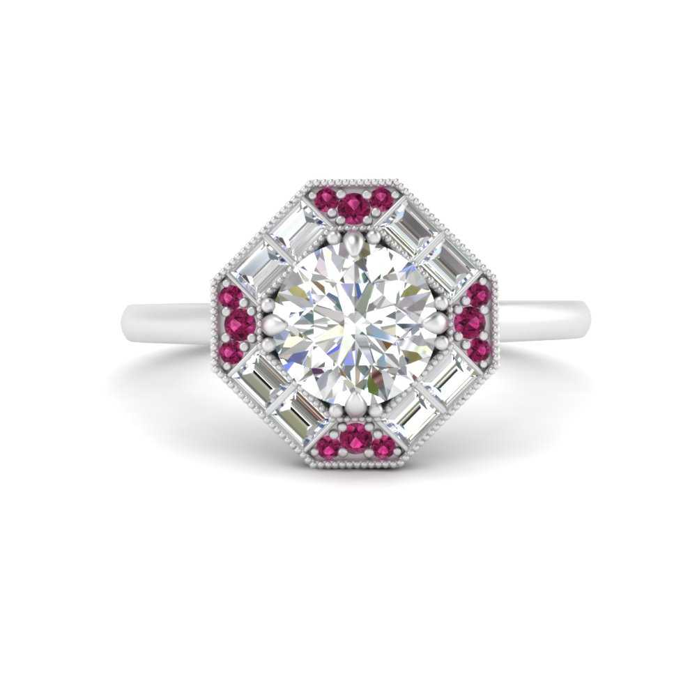 octagon-baguette-pink-sapphire-halo-engagement-ring-in-FD10324RORGSADRPIANGLE3-NL-WG