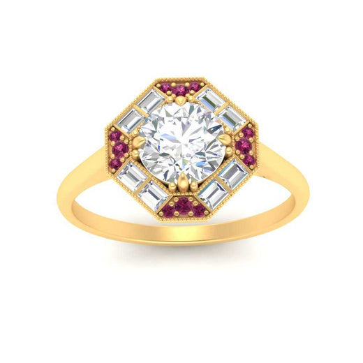 octagon-baguette-pink-sapphire-halo-engagement-ring-in-FD10324RORGSADRPIANGLE3-NL-YG