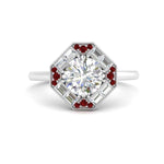 Load image into Gallery viewer, octagon-baguette-ruby-halo-engagement-ring-in-FD10324RORGRUDRANGLE3-NL-WG
