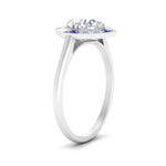 Load image into Gallery viewer, octagon-baguette-sapphire-halo-engagement-ring-in-FD10324RORGSABLANGLE3-NL-WG
