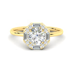 Load image into Gallery viewer, octagon-round-cut-halo-baguette-ring-in-fd11549-nl-yg
