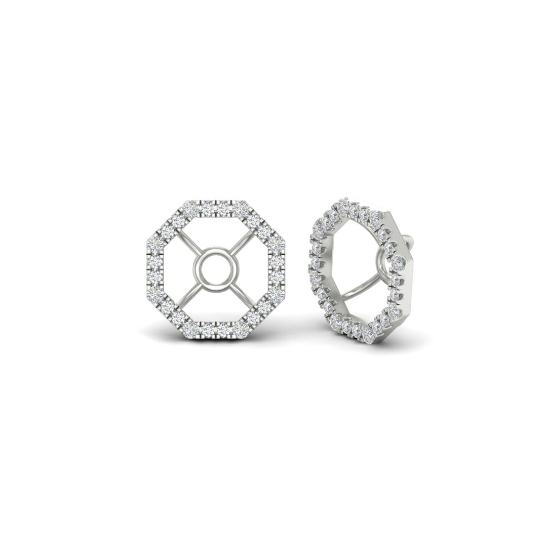 octagon-shape-diamond-ear-jackets-for-4-carat-studs-in-fdear11507angle1-4.00ct-nl-wg