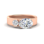 Load image into Gallery viewer, offbeat-2-stone-oval-and-round-band-ring-in-rose-gold-fd11548-nl-rg.jpg
