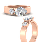 Load image into Gallery viewer, offbeat-2-stone-oval-and-round-band-ring-in-rose-gold-fd11548-nl-rg.jpg
