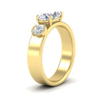 Load image into Gallery viewer, offbeat-2-stone-oval-and-round-band-ring-in-yellow-gold-fd11548-nl-yg.jpg
