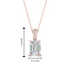 Load image into Gallery viewer, one-carat-emerald-cut-diamond-filigree-pendant-in-FDPD86802EM1.0CTANGLE2-NL-RG