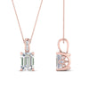 Load image into Gallery viewer, one-carat-emerald-cut-diamond-filigree-pendant-in-FDPD86802EM1.0CTANGLE2-NL-RG