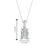 Load image into Gallery viewer, one-carat-emerald-cut-diamond-filigree-pendant-in-FDPD86802EM1.0CTANGLE2-NL-WG