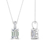 Load image into Gallery viewer, one-carat-emerald-cut-diamond-filigree-pendant-in-FDPD86802EM1.0CTANGLE2-NL-WG
