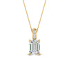 Load image into Gallery viewer, one-carat-emerald-cut-diamond-filigree-pendant-in-FDPD86802EM1.0CTANGLE2-NL-YG