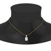 Load image into Gallery viewer, one-carat-emerald-cut-diamond-filigree-pendant-in-FDPD86802EM1.0CTANGLE2-NL-YG