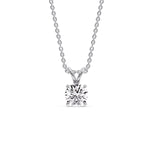Load image into Gallery viewer, Round 4 Prong Solitaire Pendant
