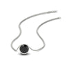 Load image into Gallery viewer, One Carat Round Bezel Solitaire Pendant