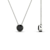 Load image into Gallery viewer, One Carat Round Bezel Solitaire Pendant
