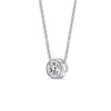 Load image into Gallery viewer, One Carat Round Bezel Solitaire Pendant