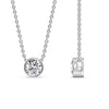 Load image into Gallery viewer, One Carat Round Bezel Solitaire Pendant