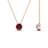 Load image into Gallery viewer, One Carat Round Bezel Solitaire Pendant