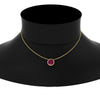 Load image into Gallery viewer, One Carat Round Bezel Solitaire Pendant