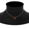 Load image into Gallery viewer, One Carat Round Bezel Solitaire Pendant