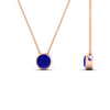 Load image into Gallery viewer, One Carat Round Bezel Solitaire Pendant